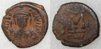 Mauricius Tiberius (582–602) 40 nummus, Constantinopolis