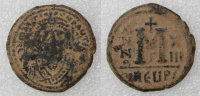 Mauricius Tiberius (582–602) 40 nummus, Antiochia (Theupolis)
