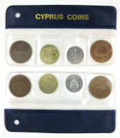 Ciprus: 4 darab: 5 mil, 1955, 1980, 1981, 5 cent 2004