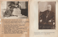 CSERNOCH JÁNOS (1852-1927) bíboros, hercegprímás, esztergomi érsekről és temetéséről készült 13 db fotó