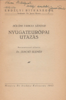 BÖLÖNI FARKAS SÁNDOR: Nyugateurópai utazás